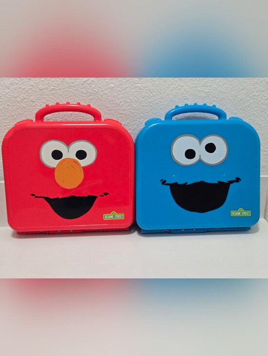 Other - SESAME STREET On the Go Letters & Numbers ELMO & COOKIE MONSTER Take along Cases